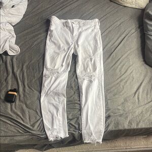 American Eagle Outfitters White Skinny Jeans